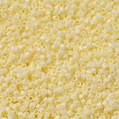 MIYUKIデリカビーズ  シリンダー  日本製シードビーズ  11/0  （db1491)不透明な淡黄色  1.3x1.6mm  穴：0.8mm  約2000PCS /ボトル  10 G /ボトル&nbsp;SEED-JP0008-DB1491