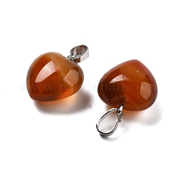 Natural Carnelian Pendants&nbsp;G-J386-H19-P