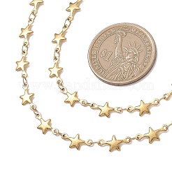 304 Stainless Steel Star Link Chains Necklaces & Bracelets Sets&nbsp;SJEW-JS01371