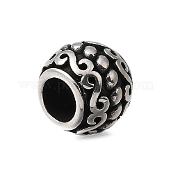 304 Stainless Steel European Beads&nbsp;STAS-H263-20AS