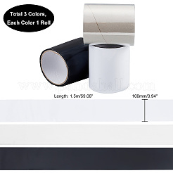 AHADEMAKER 3 Rolls 3 Colors PVC Waterproof Repair Adhesive Tape&nbsp;AJEW-GA0004-81