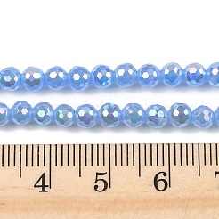 Electroplate Glass Beads Strands&nbsp;EGLA-B013-01A-AB05