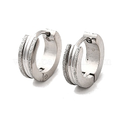 304 Stainless Steel Hoop Earrings&nbsp;EJEW-L302-03C-P