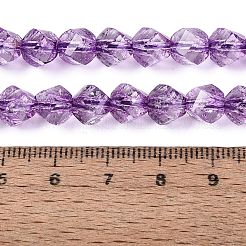 Crackle Transparent Glass Beads Strands&nbsp;GLAA-N068-02A-06