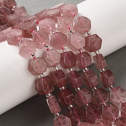 Natural Strawberry Quartz Beads Strands&nbsp;G-P534-A03-02
