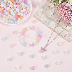200Pcs Luminous Acrylic Beads&nbsp;OACR-PA0002-03
