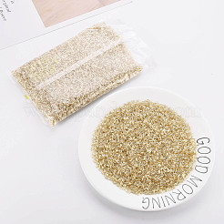 メッキガラス竹ビーズ  メタリックカラー  淡いチソウ  4~5x2mm  穴：1mm  約14000個/ポンド&nbsp;SEED-S046-01A-22