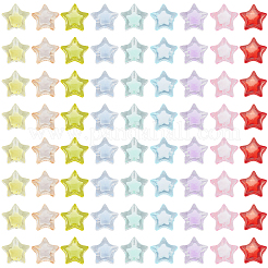 180Pcs 9 Cclors Transparent Acrylic Beads&nbsp;TACR-PA0001-07