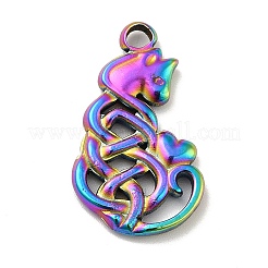 Ion Plating(IP) 201 Stainless Steel Pendants&nbsp;STAS-P312-01MC