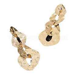 Alloy Twist Dangle Stud Earrings&nbsp;FS-WG09946-01