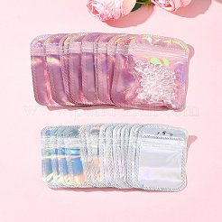 40個入り、2色展開のPP製再封可能袋  ジップトップバッグ  セルフシールバッグ  長方形  ミックスカラー  9~11x5.5~7x0.15~0.2cm  20個/スタイル&nbsp;OPP-FS0001-09