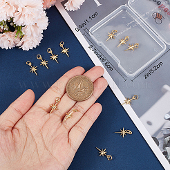 12Pcs Brass Pendants&nbsp;KK-BBC0028-80G