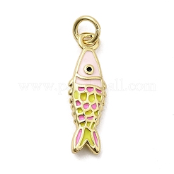 Brass Enamel Pendants&nbsp;KK-A266-39G
