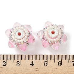 Sparkling Acrylic Rhinestone Beads&nbsp;CLAY-NH0003-01S-01