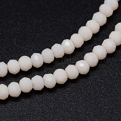 Faceted Rondelle Glass Beads Strands&nbsp;X-GLAA-M028-2mm-B02
