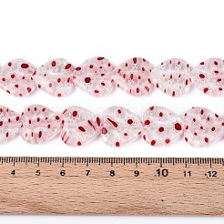 Handmade Millefiori Glass Beads Strands&nbsp;LAMP-T021-29A