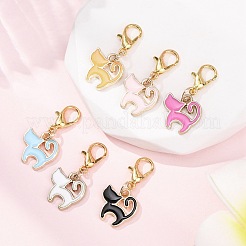Alloy Enamel Pendant Decorations&nbsp;HJEW-JM04369