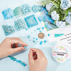 DIY Stone Bracelet Making Kit&nbsp;DIY-NB0009-30