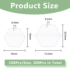 200Pcs 2 Style Paper Quilting Templates&nbsp;DIY-DC0002-71