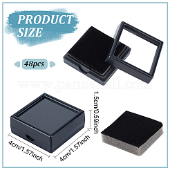 48Pcs Plastic Jewelry Set Boxes&nbsp;OBOX-BC0001-52