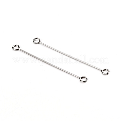 Tarnish Resistant 304 Stainless Steel Eye Pins&nbsp;STAS-I141-01A-P