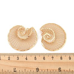 Rack Plating Brass Hollow Pendants&nbsp;KK-P244-14KCG