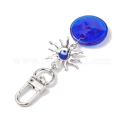 Horse Eye/Heart/Star/Hamsa Hand/Flat Round with Evil Eye Lampwork Pendant Decorations&nbsp;HJEW-JM01997