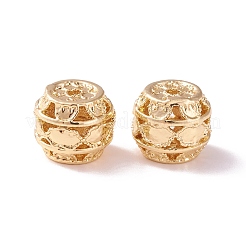 Brass Hollow Beads&nbsp;LS-KK-P226-10CG