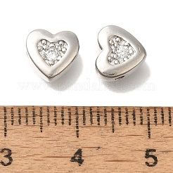Brass Micro Pave Cubic Zirconia&nbsp;KK-Q001-05P-03
