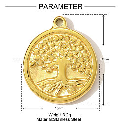 304 Stainless Steel Pendants&nbsp;STAS-A25-09-03