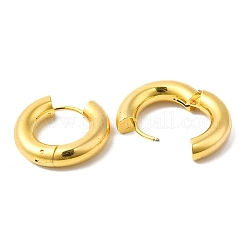 ステンレススチールハギーフープピアス  18KGP本金メッキ  22.5mm&nbsp;EJEW-P228-05A-G-1