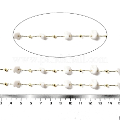 Handmade Natural White Jade Chip Beaded Chains&nbsp;CHC-F020-09G-09