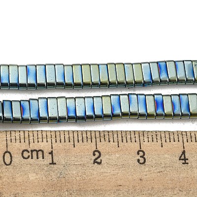 Electroplated Non-magnetic Synthetic Hematite Beads Strands&nbsp;G-C106-B02-02A-1