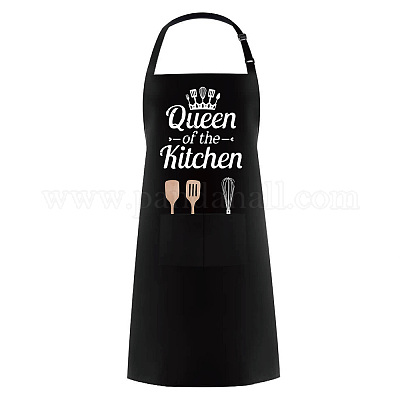 ポリエステルエプロン  日用品  長方形  食器柄  770x590mm&nbsp;AJEW-WH0221-006-1