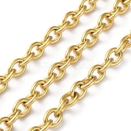 304 Stainless Steel Rolo Chains&nbsp;CHS-R020-08G-05-1