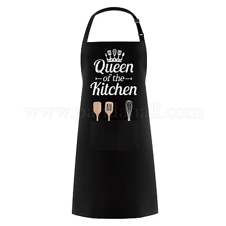 ポリエステルエプロン  日用品  長方形  食器柄  770x590mm&nbsp;AJEW-WH0221-006-1
