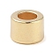 CCB Plastic Beads, Column, Golden, 6x6x4mm, Hole: 3.5mm