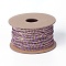 Macrame Cotton Cord, Braided Rope, for Wall Hanging, Crafts, Gift Wrapping, Colorful, 2mm, about 21.87 yards(20m)/roll