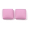 Resin Cabochons, Square, Violet, 15.5x15x7mm