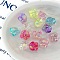 Opaque Acrylic Beads, Dog, Mixed Color, 27.4x28.5x19.7mm, Hole: 3.8mm