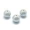 Pearlized Style Acrylic Beads, Round, Light Grey, 14mm, Hole: 2mm, about 320pcs/500g