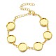 Brass Bracelet Making&nbsp;MAK-Q008-04-1