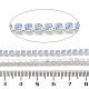 鉄ラインストーンカップチェーン  スプールで  銀  タンザナイト  3x3x2.5mm  約10ヤード/ロール&nbsp;CH-A008-02H-3