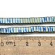 Electroplated Non-magnetic Synthetic Hematite Beads Strands&nbsp;G-C106-B02-02A-4