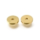 真鍮ビーズ  フラットラウンド  ラックめっき  長持ちメッキ  ゴールドカラー  6x0.5mm  穴：1mm&nbsp;LS-KK-CBA0DF0-04G-1