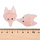 Natural Rose Quartz Pendants&nbsp;G-S336-69C-3