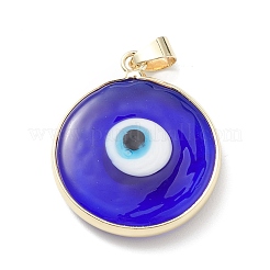 Handmade Evil Eye Lampwork Pendants&nbsp;LAMP-F031-03G-02