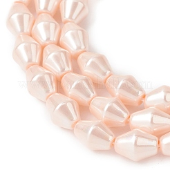 Electroplate Opaque Glass Imitation Pearl Bead Strands&nbsp;EGLA-H113-05A