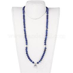 Natural & Synthetic Mixed Stone Beaded Necklaces&nbsp;NJEW-JN01816