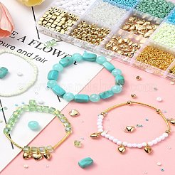 DIY Bohemian Stacked Beads Bracelet Making Findings Kits&nbsp;DIY-YW0011-36